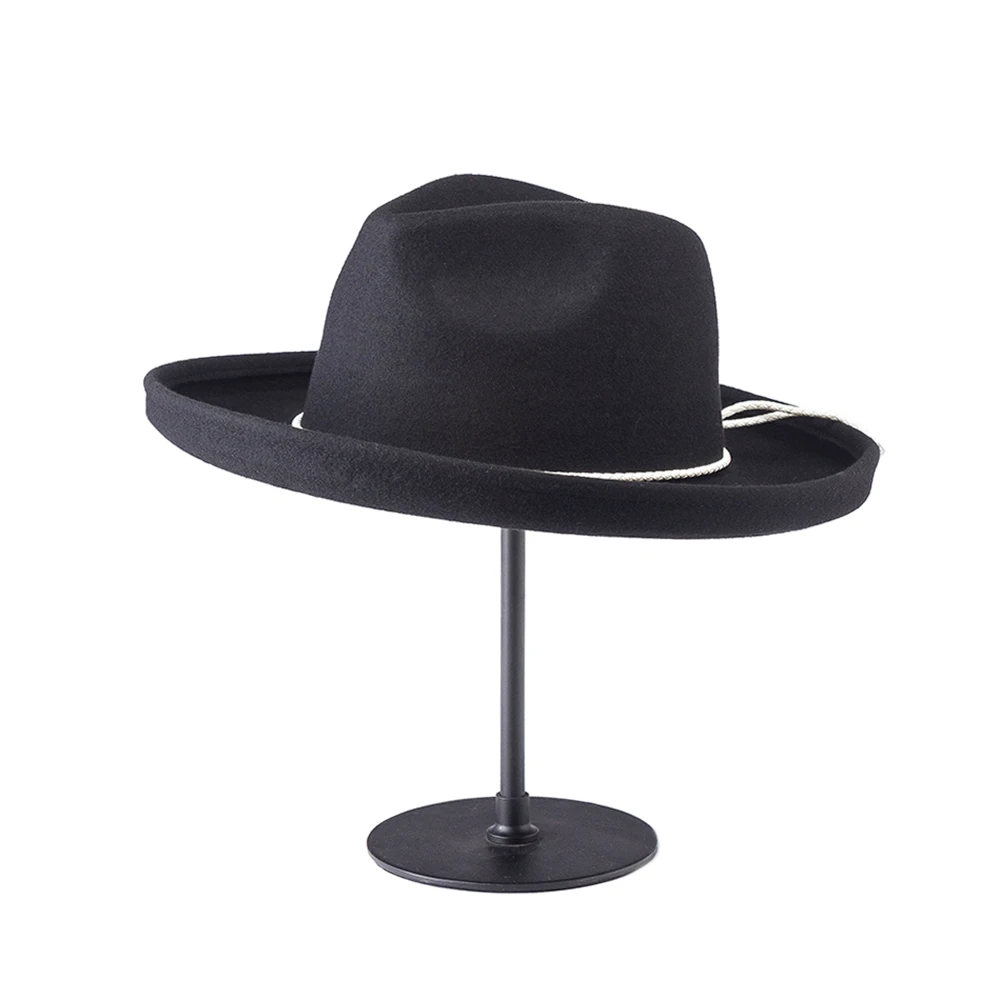 100% Wool Felt Fedora Hat With String