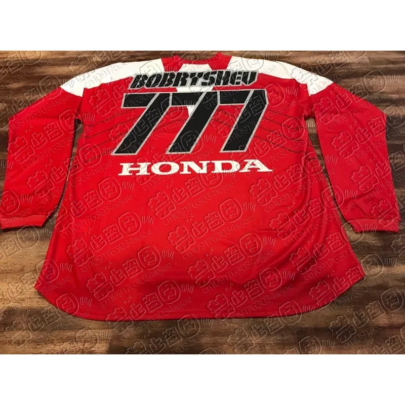 

Quick Dry Honda Motorcycle Jersey, Long Sleeve Breathable Riding Shirt Dirt Bike and Mountain Racing, Comfortable Daily Gear