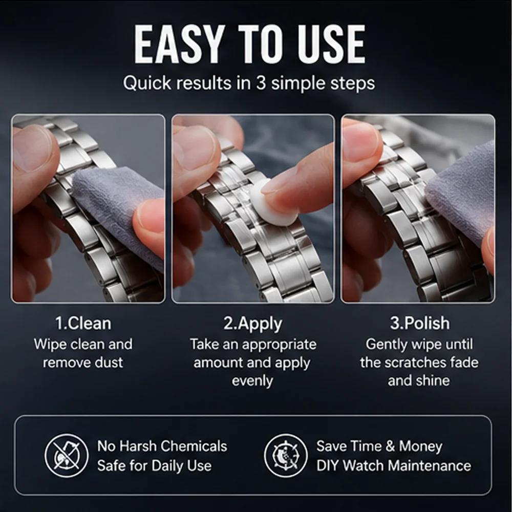 Pasta Polidora para Relógios: - Luxury Watch Cleaning Kit avaliação e preço