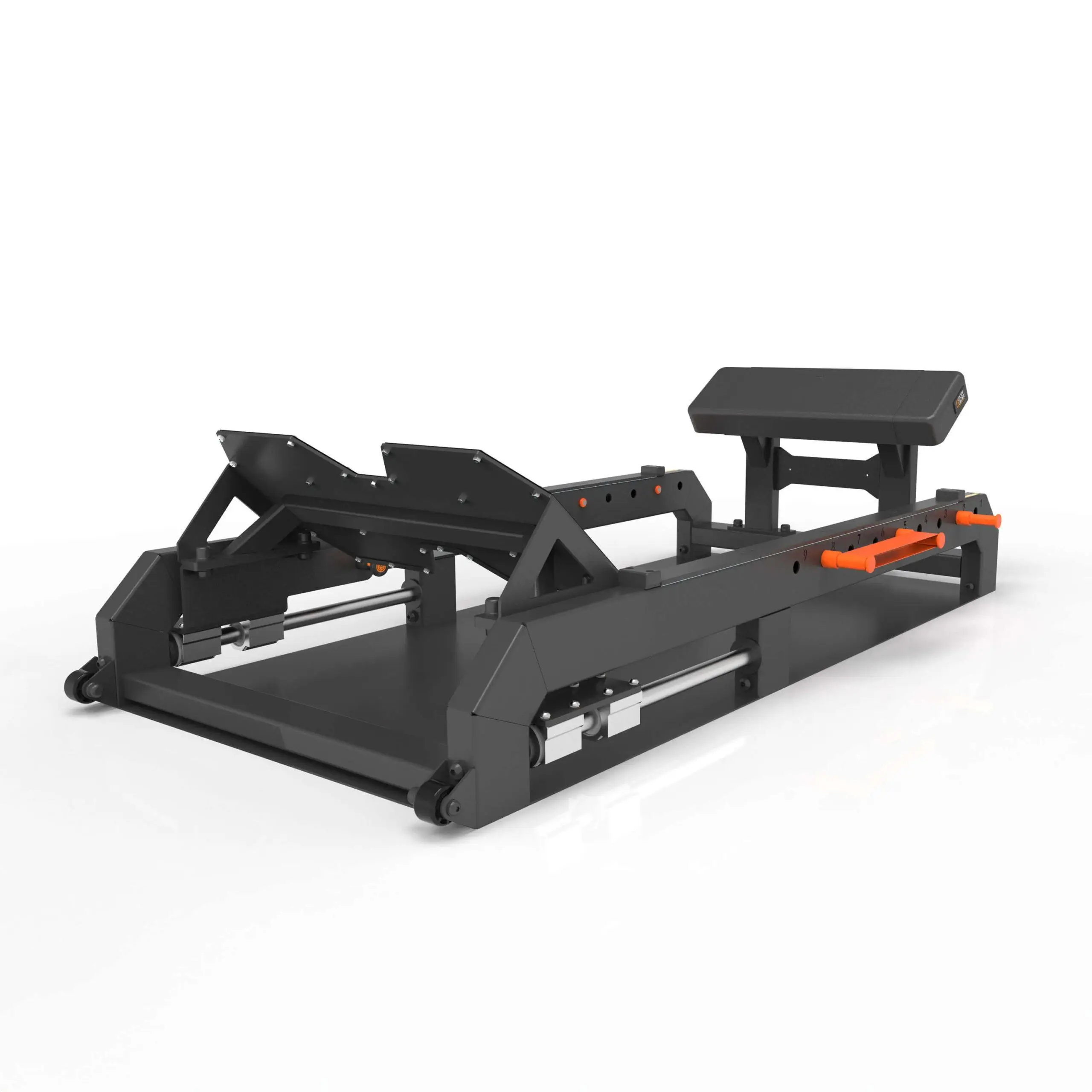 Gym Equipment Adjustable Backrest and Footrest Hip Training Double Hip Thrust Machine Hip Bridge Machine Belt NEWLY