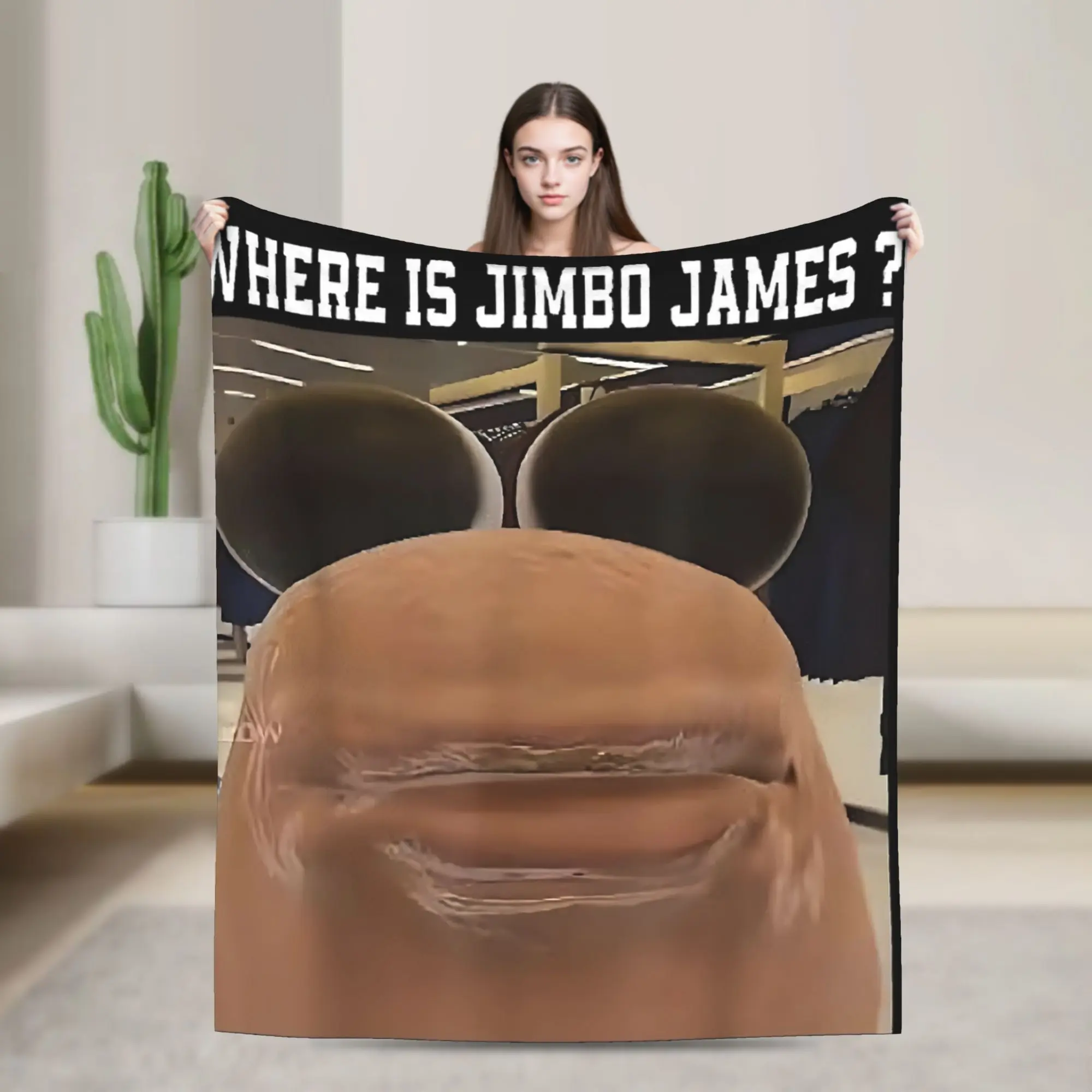 Marcus The Worm Where Is Jimbo James Meme Flannel Blanket Soft Warm Bedding Throws for Couch Bed Travel Bedspread Sofa Bed Cover