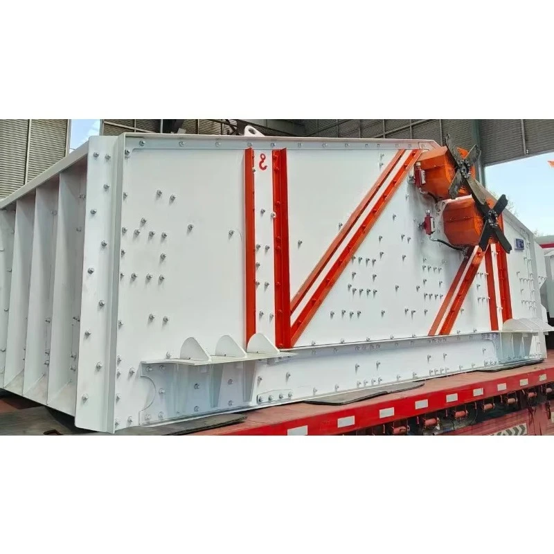 Double-layer high-frequency clean coal vibrating screen cleaning plant clean coal dehydration and classification equipment