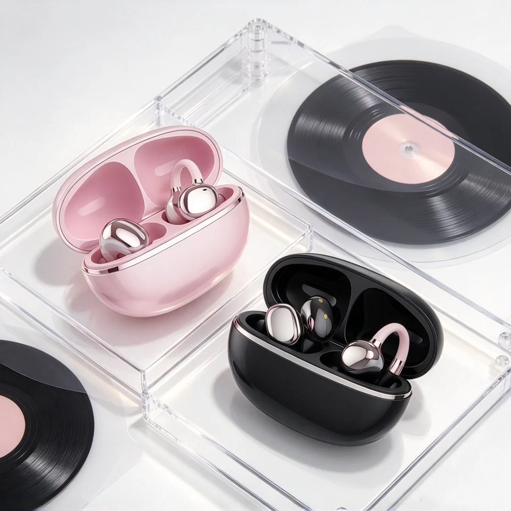 TWS Wireless Earbuds Fone Bluetooth Headphones Provide Balanced Sound Details Secure Fit Handy Storage Box for Trips