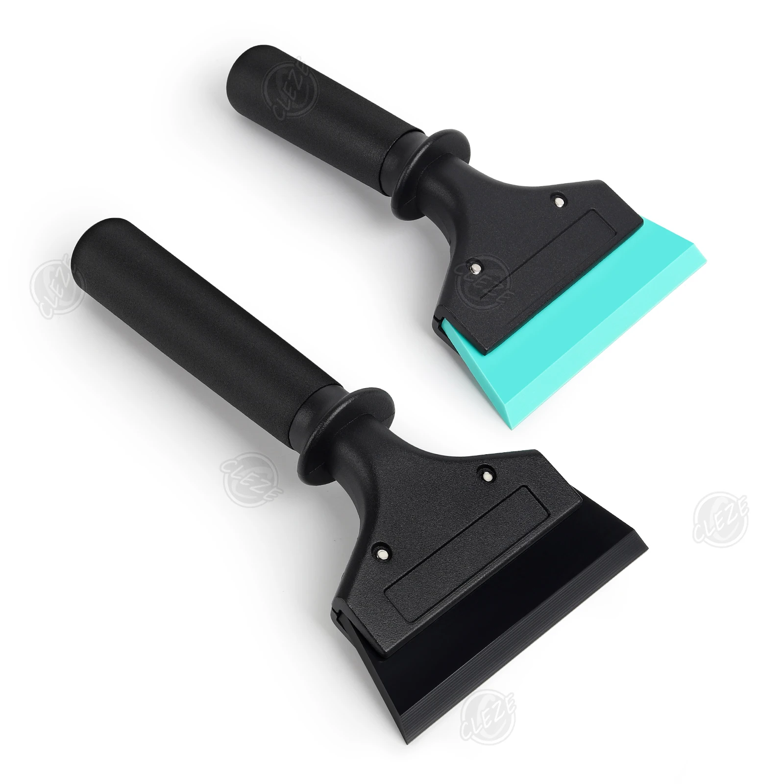 CLEZE Long Handle Tint Squeegee with Replacement Blades for Car Window Film PPF Vinyl Wrap Installation and Cleaning Accessories