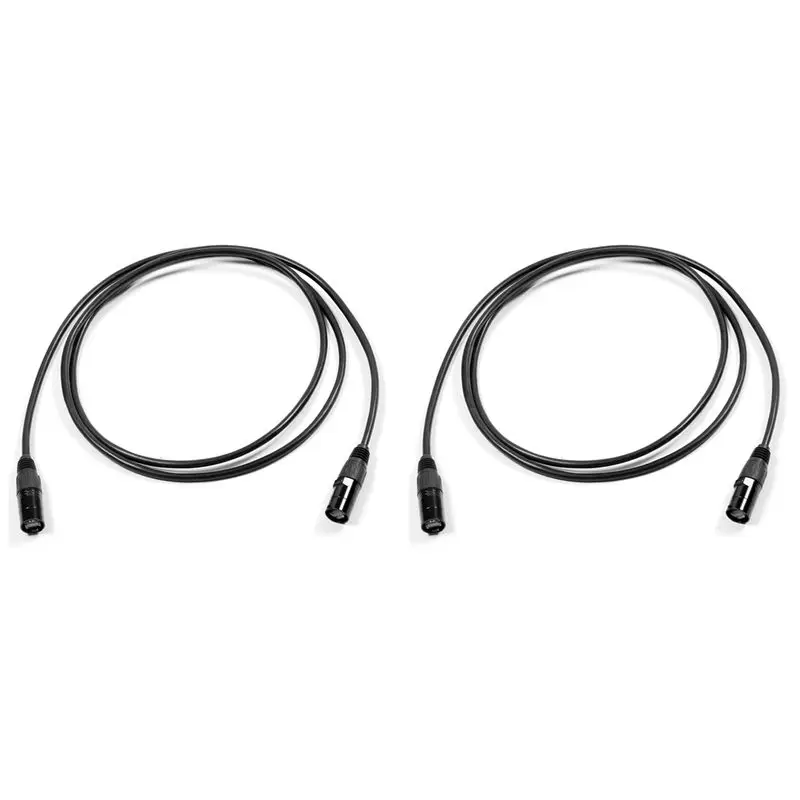 2X CAT6 Ethercon Cable Ethercon-Compatible RJ45 Connector For Studio Setups, Touring, Stage Production, Concerts 2 Meter-Y41A