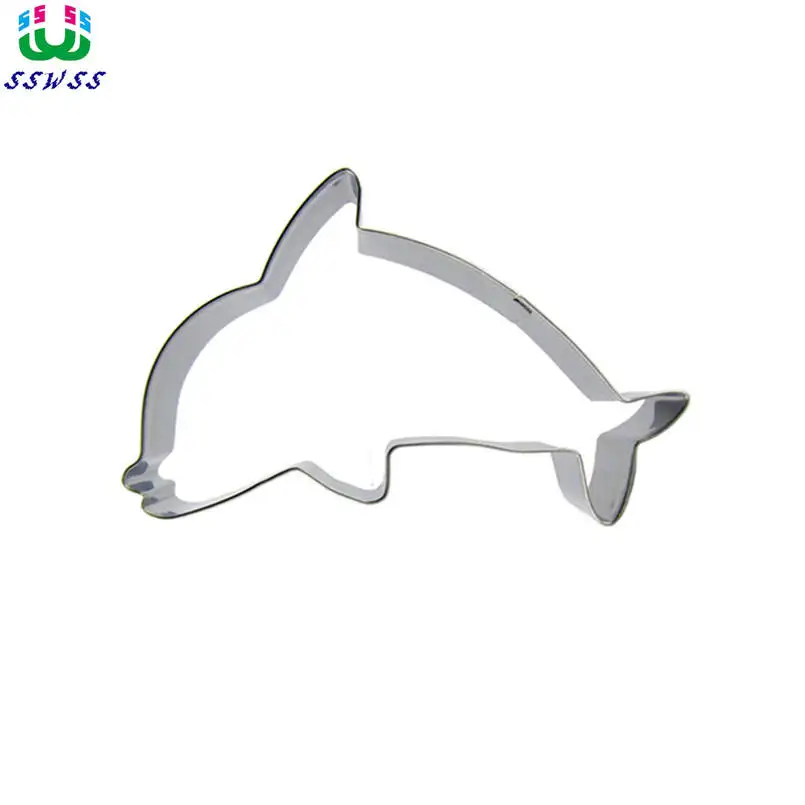 Bouncing Cowfish Shape Cake Decorating Fondant Cutters Tools,Marine Animal Cake Cookie Biscuit Baking Molds,Stainless Steel