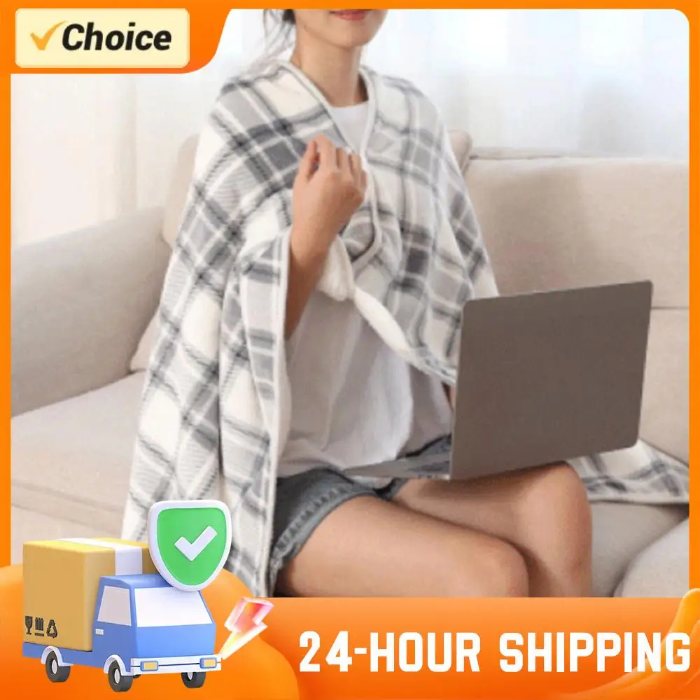 

Winter Portable Wearable Electric Heated Blanket USB Electric Heated Blanket Shawl Outdoor Traveling Camping Heating Blanket ﻿