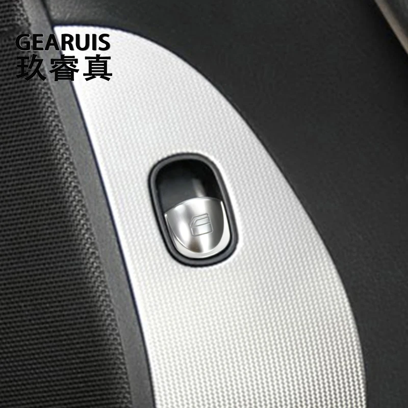 For Mercedes Benz CLK Class W209 2002-2006 Car Door Window Glass Lift Button switch Cover Sticker Trim Auto Interior Accessories