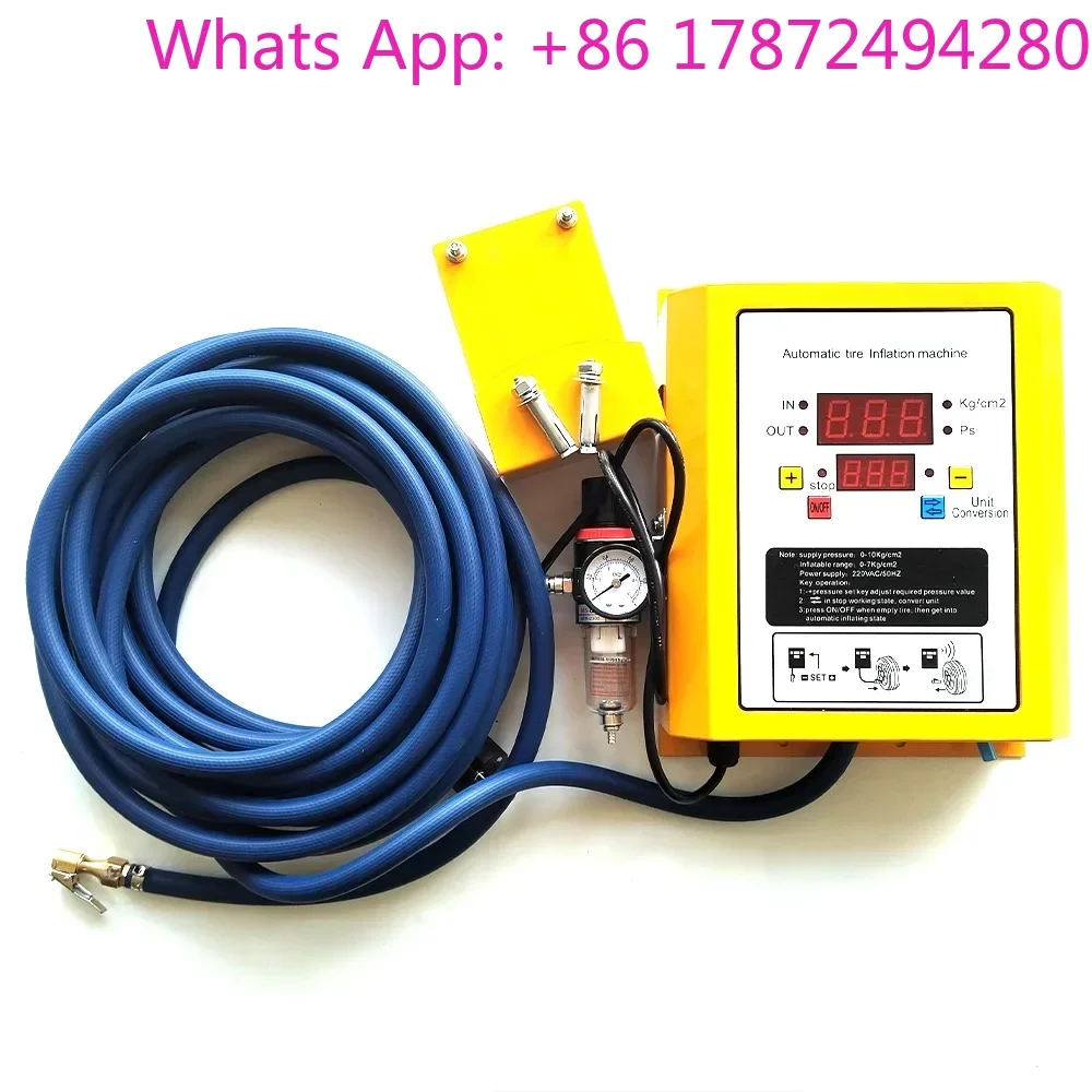Wall Mount Digital Tire Inflator Air Pump for Tire Shop, Auto Repair & Garage
