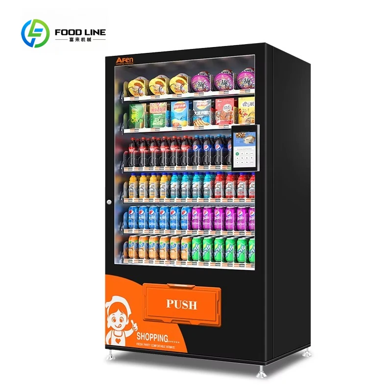 Automat samoobsługowy z bezgotówkowym płatnictwem dla wygodnego użytkowania