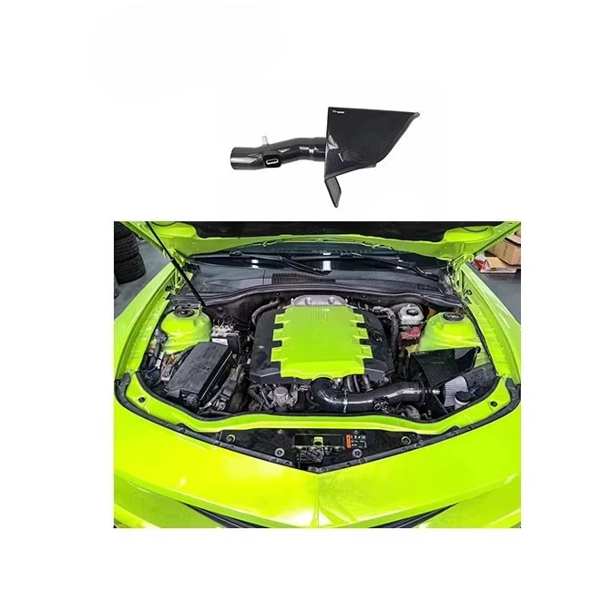 

Original design style 100% dry carbon fiber cold air intake system, suitable for Camaro 3.6l 2012-2015