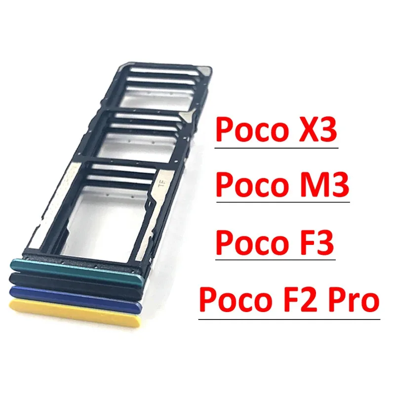Держатель лотка для SIM-карты для Xiaomi Poco X3 NFC/M3/F3/F2 Pro