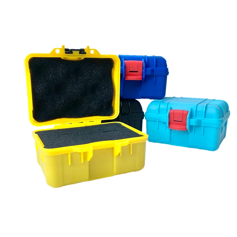 

Yellow Toolbox Mini Hard Case Tool Box Model Safety Protector For Hardware Protable Plastic Toolbox Organizer