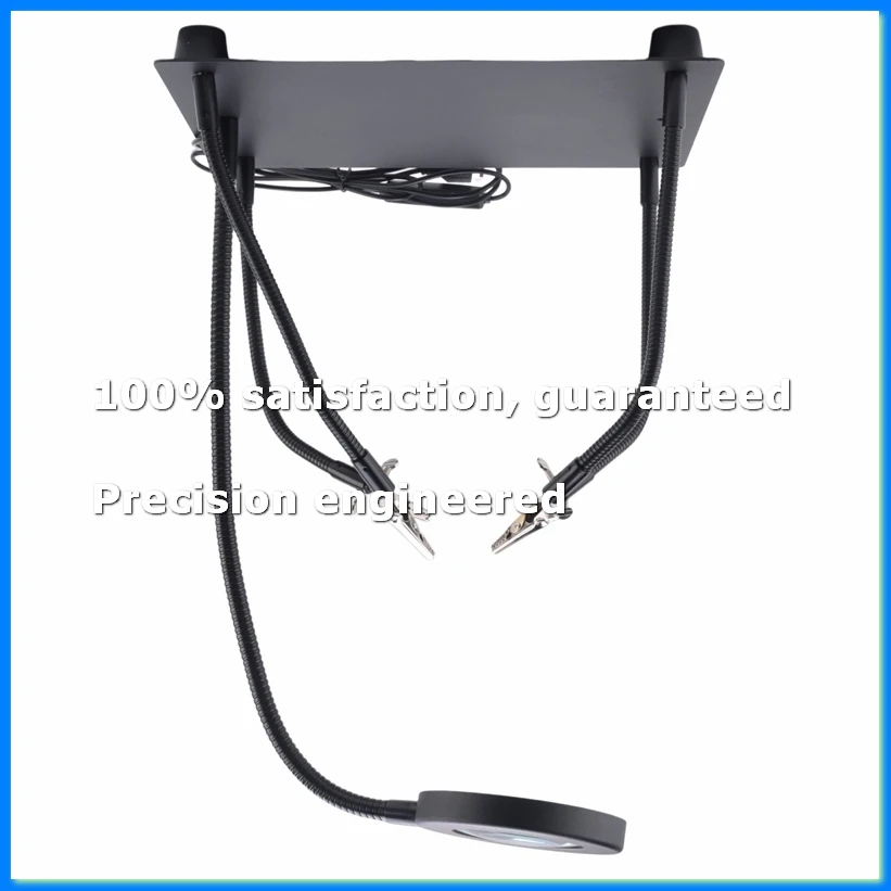 

Soldering, with 3 LED Magnifying Lights PCB Holder 4 Flex Arm Soldering Stations for Electronic Soldering Repair Jewelry-AD23