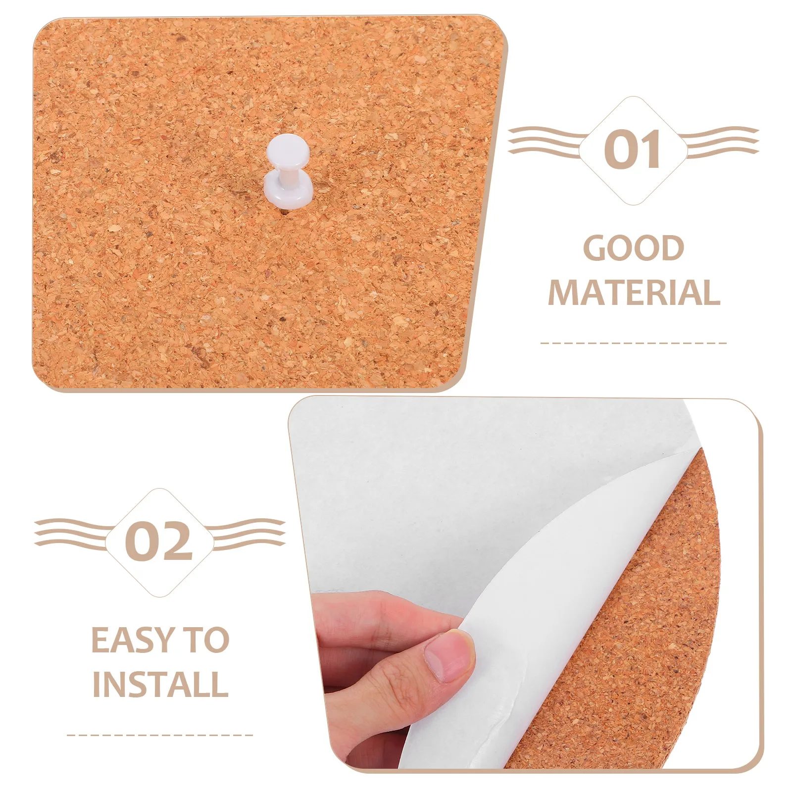 Круглые доски 30 см x 6 мм, натуральная стена, круглая форма для сообщений для офиса, домашнего декора, доска с булавками, доска объявлений, дисплей