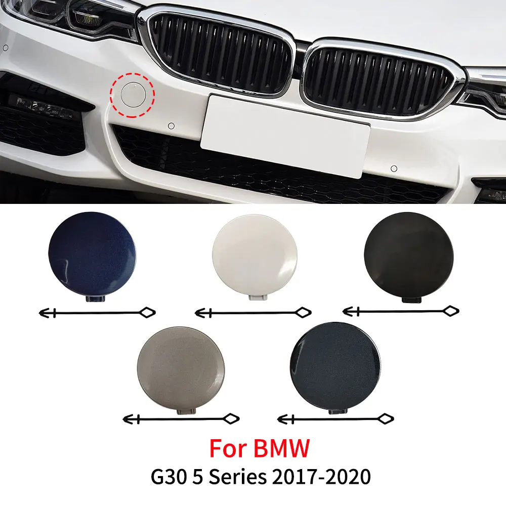 Car Front Bumper Tow Hook Cover Cap Accessory For BMW G30 M 5 Series M Sport 2017-2020 520 523 528 530 535 550i 51118068068