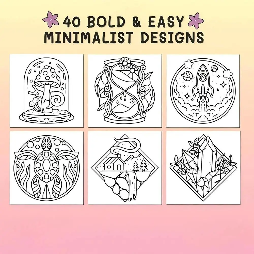 

Милая книжка-раскраска с мультяшными персонажами для снятия стресса, подарок для рисования, книга для граффити, развивающая книга для взрослых и подростков