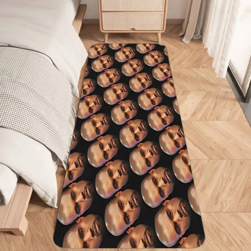 V-Funny Kanye West Meme Bodenmatte, Badezimmer, saugfähige Matte, einfache Tür, schmutzabweisende Matte, Heim- und Küchenmatte, Fußmatte, Einstiegsmatte