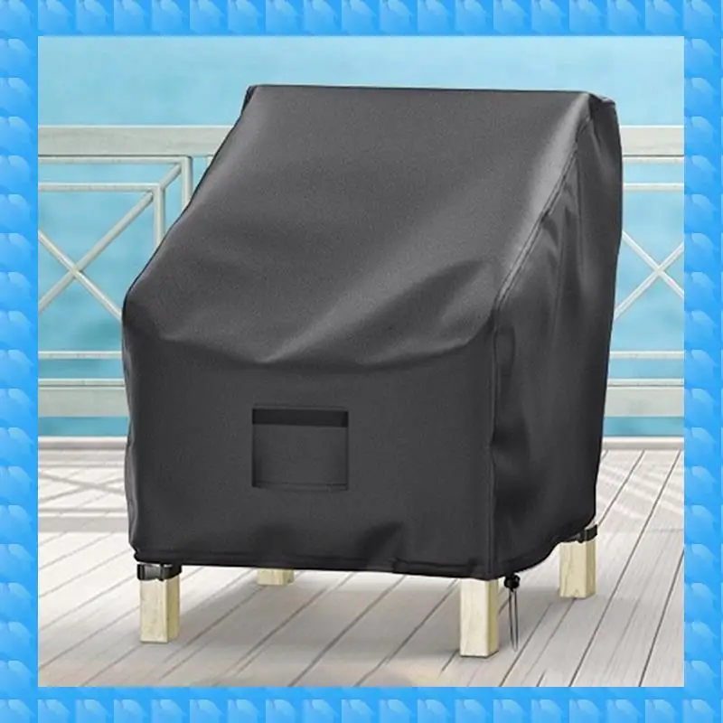 ETRT Stackable Courtyard Chair Covers, Lawn Furniture Stacked Chair Covers, Suitable For Outdoor Stackable Dining Chairs