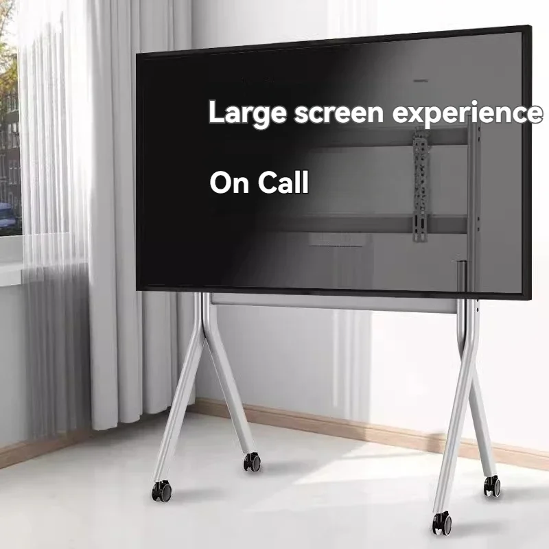 

Подставка для мобильного телевизора, конференц-экран, напольный кронштейн для телевизора без перфорационной стойки, мобильная тележка