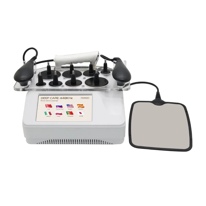 2025 ポータブルインディバ 448k CET RET RF 理学療法ディープウォーム 12 センチメートル痛みを軽減減量リフト引き締め肌痩身シェイプ