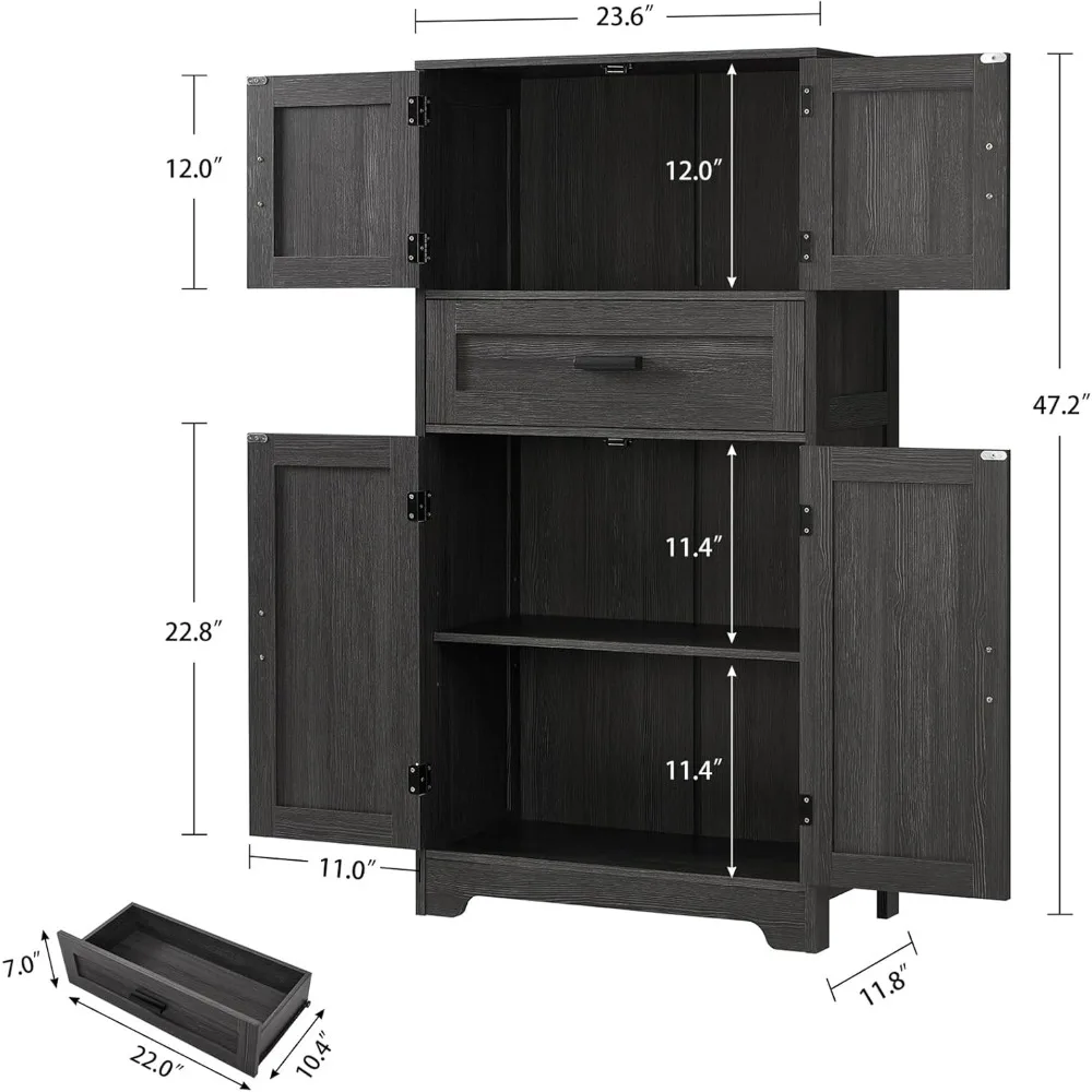 Armário de armazenamento com prateleira ajustável