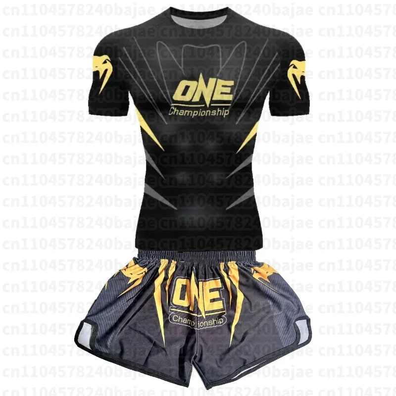 MMA-Sportanzug, Fitness-Lauf-Boxshorts, Trainings-Box-Sport-T-Shirt, schnelltrocknende Kleidung, Kampf- und Trainingssets für Kinder – Detail 3