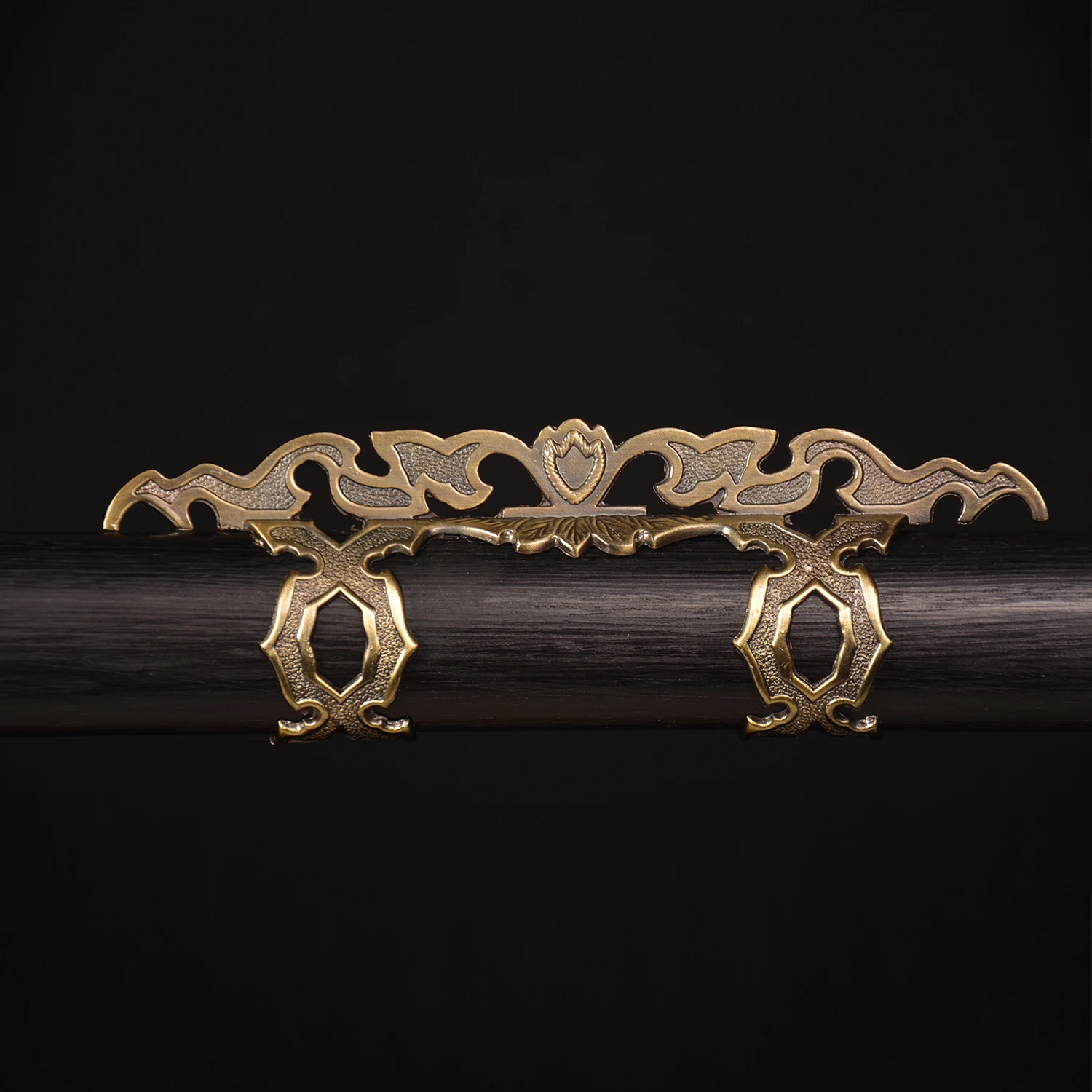 Espada Qingming de 39,4 pulgadas/espada de artes marciales de acero al carbono/colección/decoración/negro