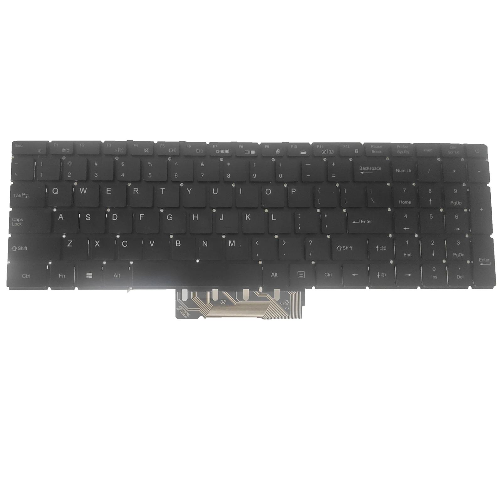 

Американская раскладка для клавиатуры ноутбука PN X317J MB3501034 XK-HS300 MB3501021 XK-HS197 с подсветкой