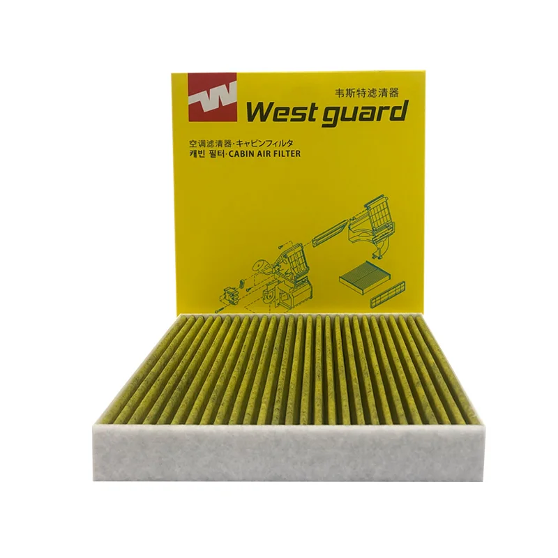 WESTGUARD Activated Carbon Air Cabin Filter For Hyundai ELANTRA 7 SANTA FE 4 TUCSON SORENTO 4 SPORTAGE V NQ5 2020-CUK23024 5390P