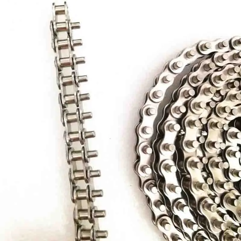 1PCS 1Meter 35B 06B Stainless Steel Reflow Soldering Chain with 5MM Extension Pin for Electronic Assembly Line Plug-In Line