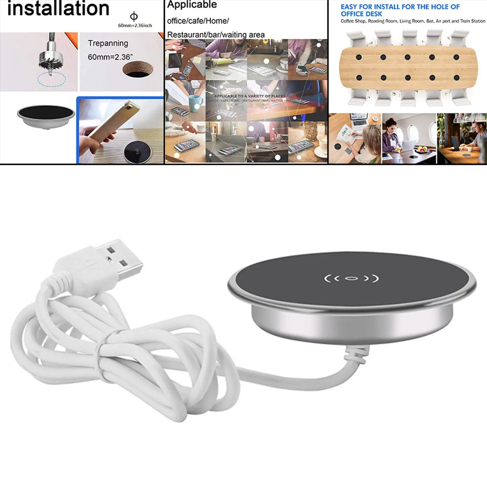 

Встроенное зарядное устройство, настольный компьютер, зарядка космического устройства, быстрая зарядка, телефоны, прикроватные мраморные деревянные столы.