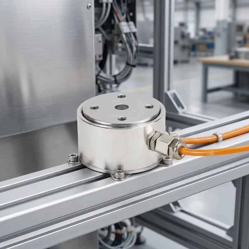 Miniature Pancake Column Load Cell Sensor Column Type Tension Compression Force Sensor for Belt Conveyor Load Cell