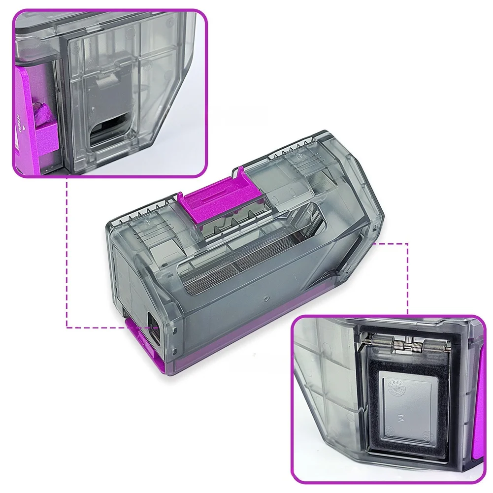 1pc Purple Washable Dust Bin Replacement For Eureka J15 Ultra/Max/Evo Robot Vacuum Cleaner Parts Accessories