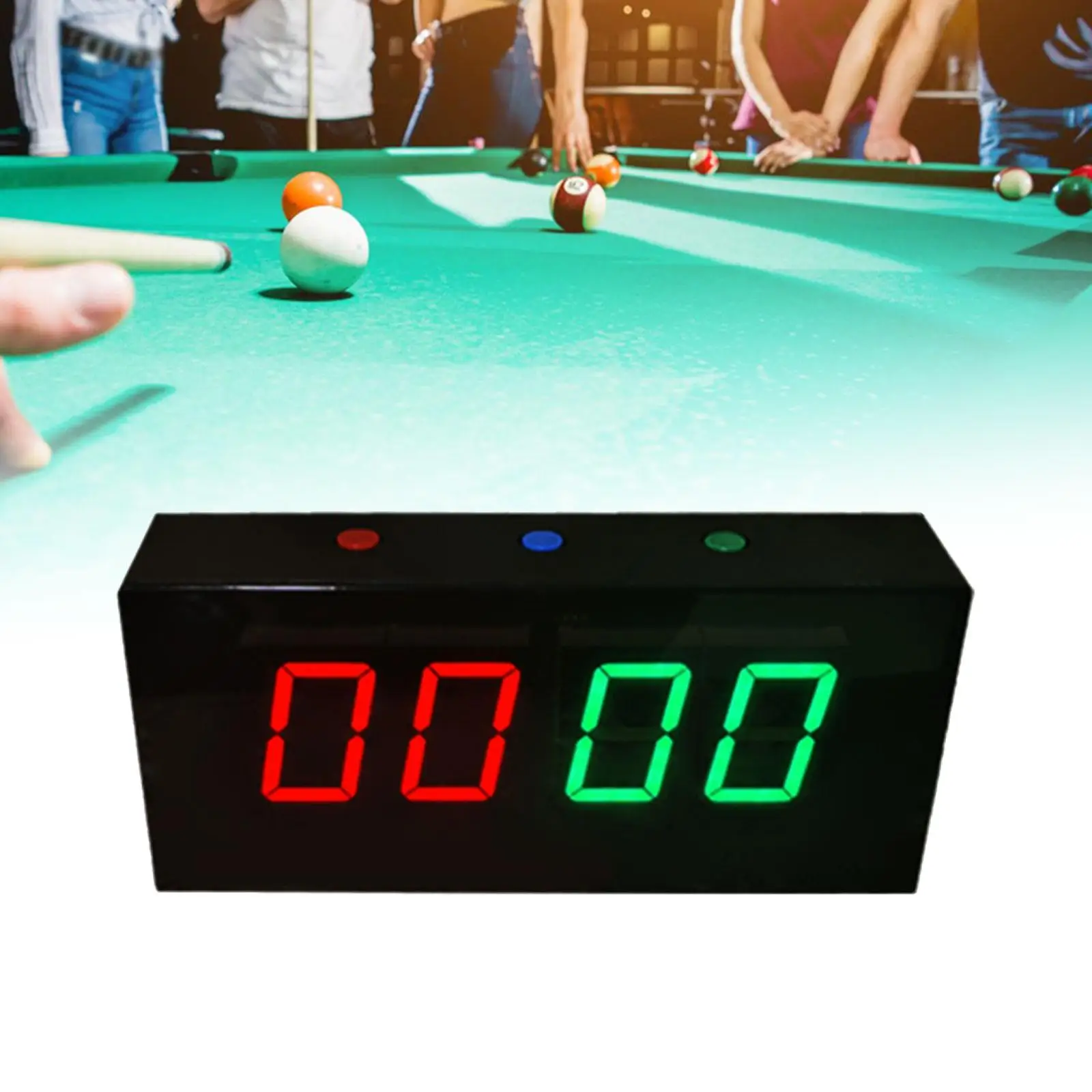 Billiards Electronic Scoreboard for Indoor Games Multipurpose Score Keeper
