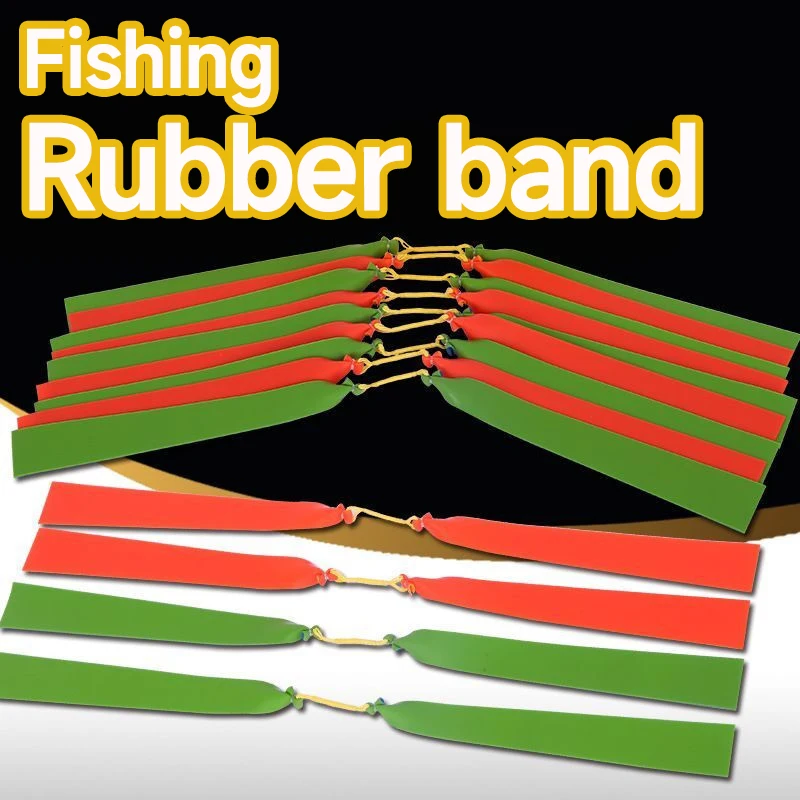 3/6Pcs Fishing Rubber Band Shooting Fish Capture Slingshot High Elastic Catching For Fish Arrow Outdoor Shooting Fishing Tools