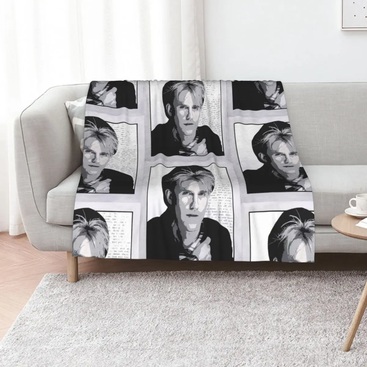 

Howard Jones - New Song Throw Blanket for winter Beach Hairy Retros Blankets