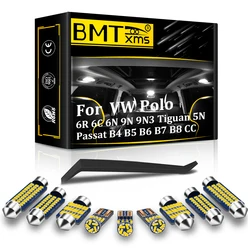 BMTxms Interior LED Light For VW POLO 6R 6C 9N 9N3 6N 6N1 6N2 Passat B4 B5 B6 B7 B8 CC Tiguan 5N Canbus Map Dome Trunk Light Kit