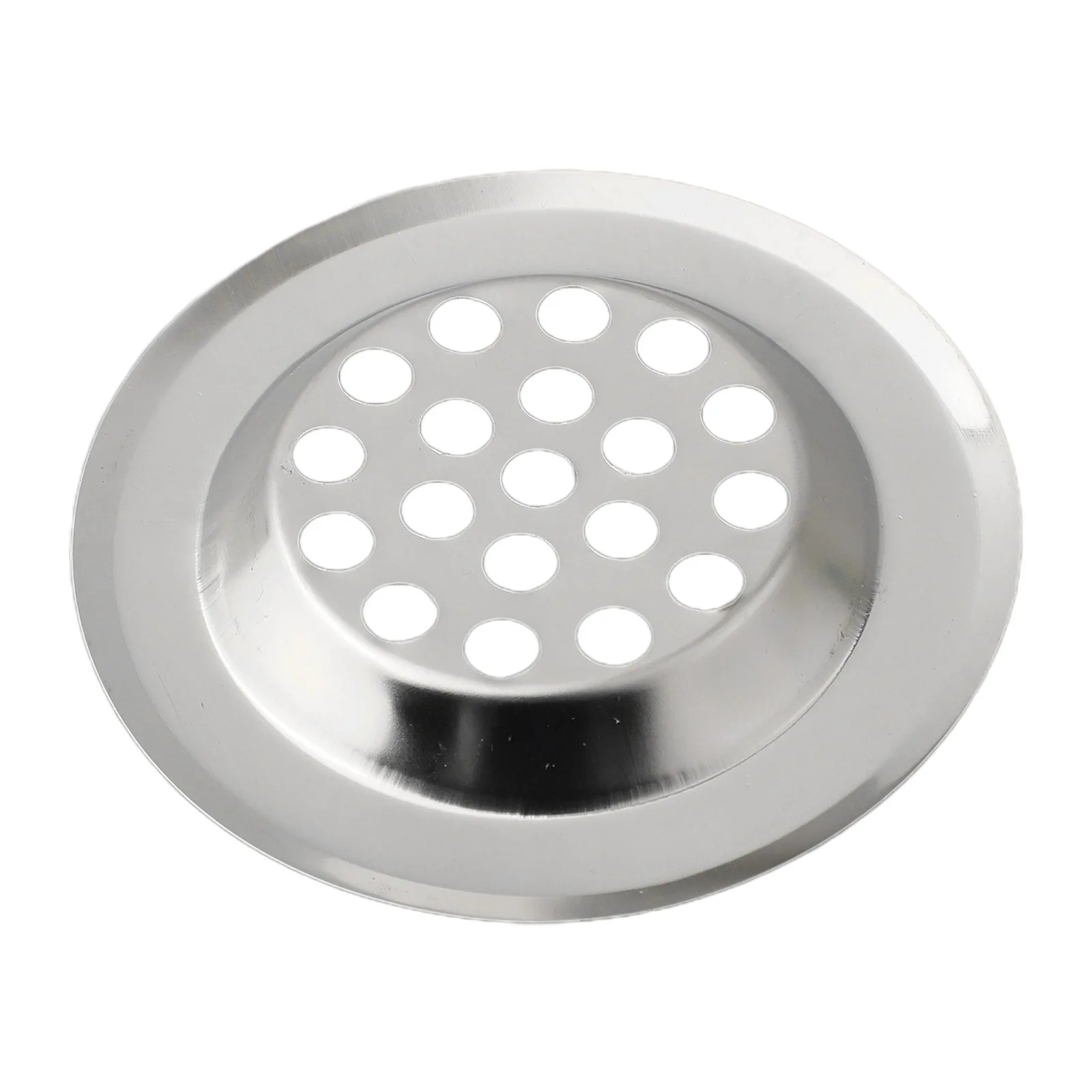 Antiblocking Practical Bathroom Sink Strainer Filter Drain Net Stainless Steel Strainer 1 Pcs 60mm Round Sewer