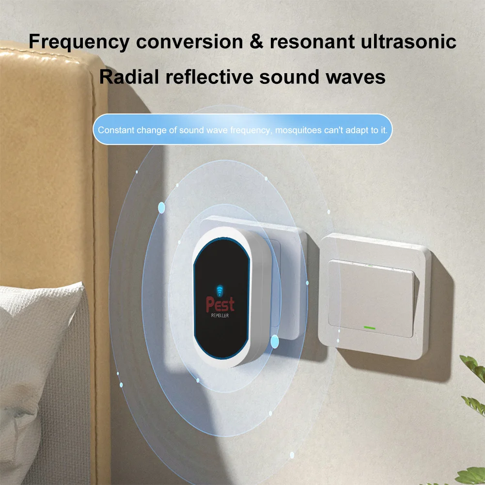 Ultrasonic  Repeller Electronic  Repeller No Noise  Mosquito   Control Device for Bat Mosquito