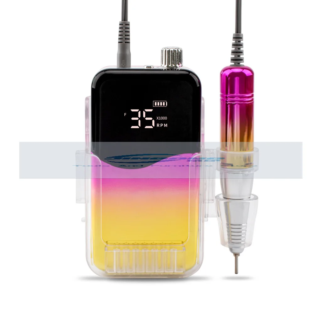 

New SN358G-02 rechargeable nail polisher 35000 rpm portable electric nail remover and nail polisher