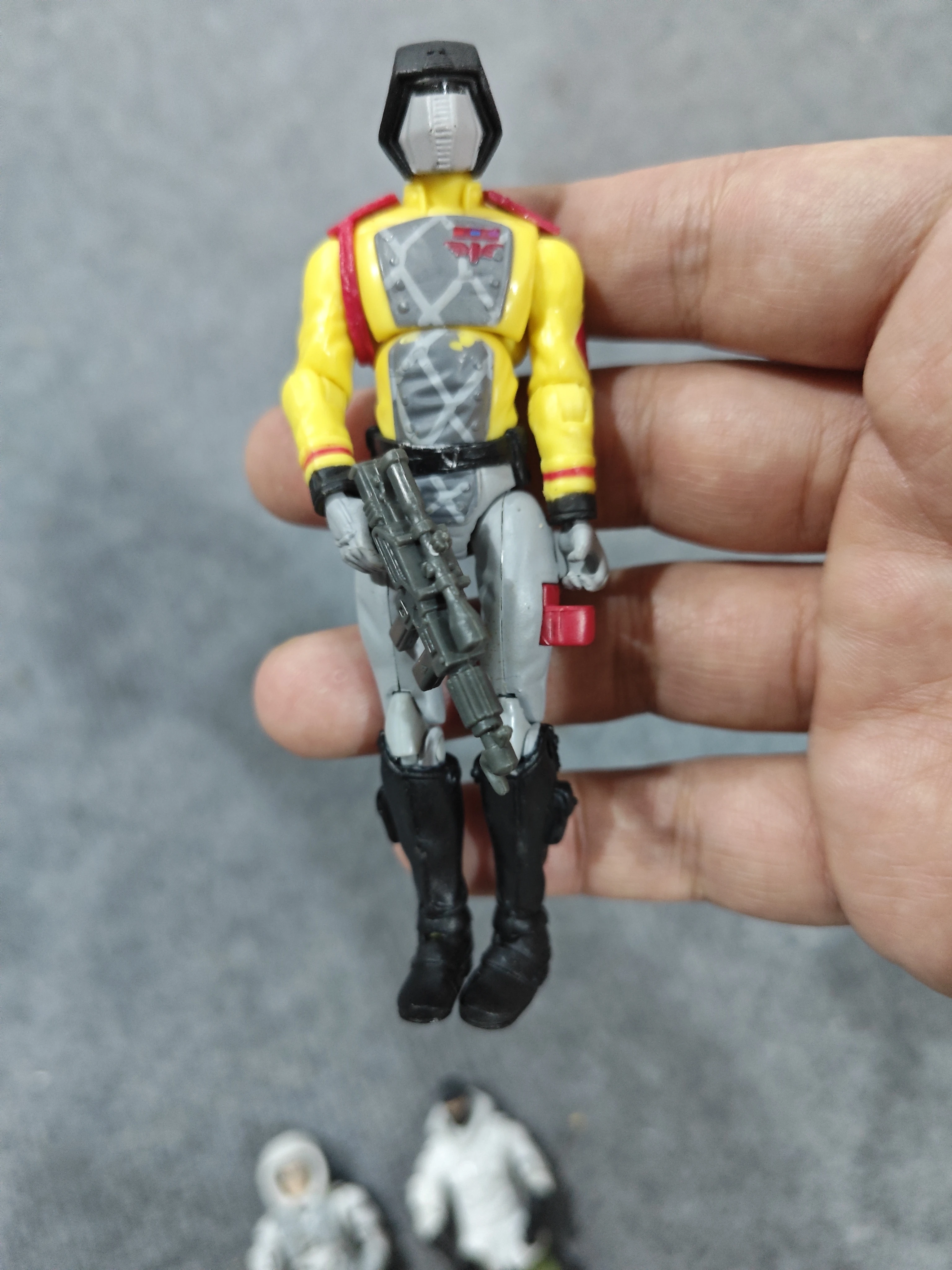 حقيقي السائبة البضائع لا صندوق 1/18 3.75 بوصة القوات الخاصة بيثون الزي الأحمر ثلج الثلوج القط الجندي دمية في الأوراق المالية #2