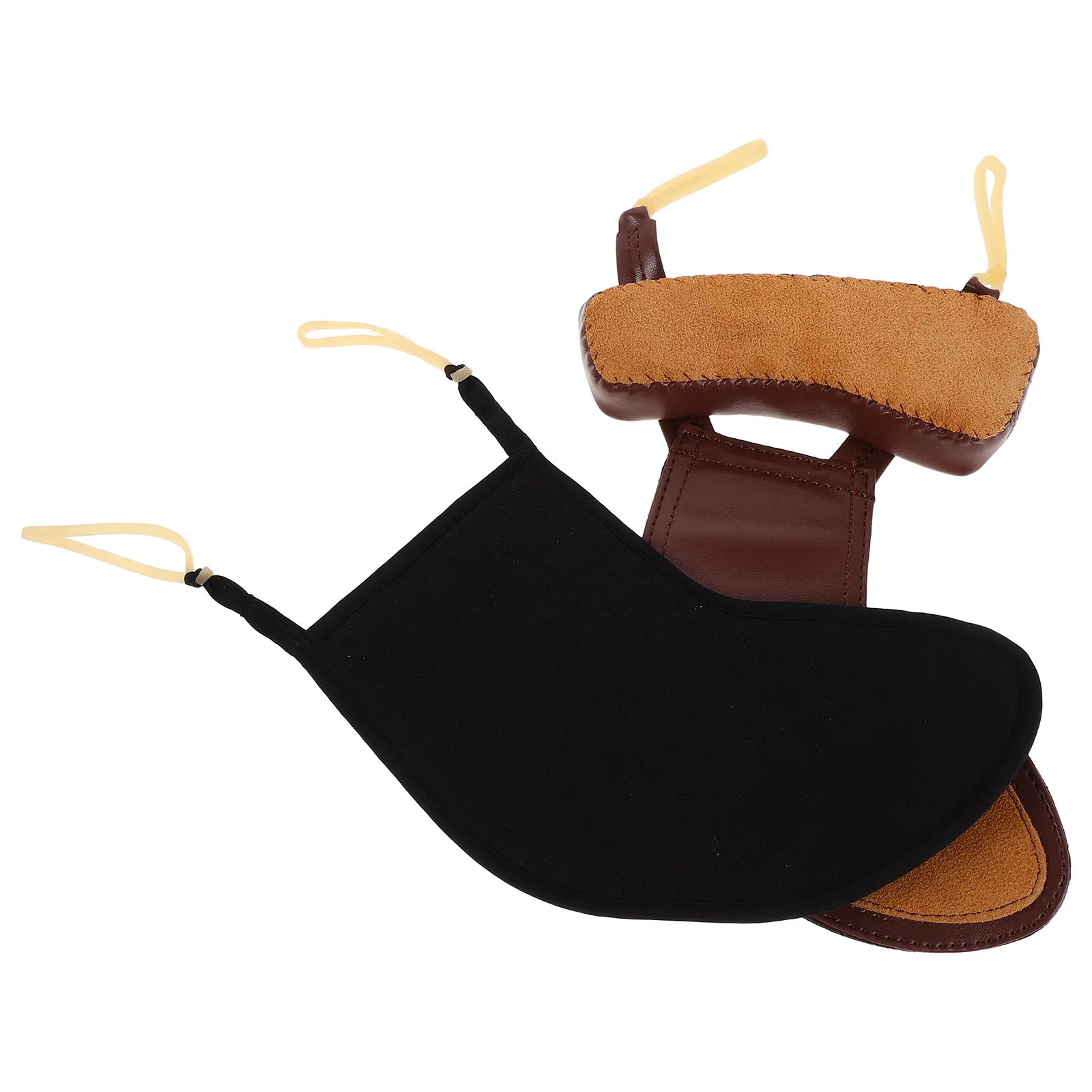 

2Pcs Violin Chin Shoulder Rest Premium Cotton Sheepskin Easy Compatibility 34-44 Sizes Durable Shoulder Rest Violin Chin Cushion