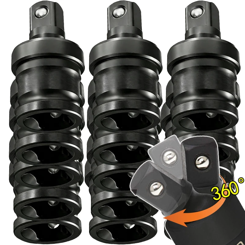 

Универсальный шарнирный адаптер для розеток 360° ° Поворотный электрический ключ, втулки, разъем для ремонта автомобиля, винтовые адаптеры, аксессуары для электроинструментов