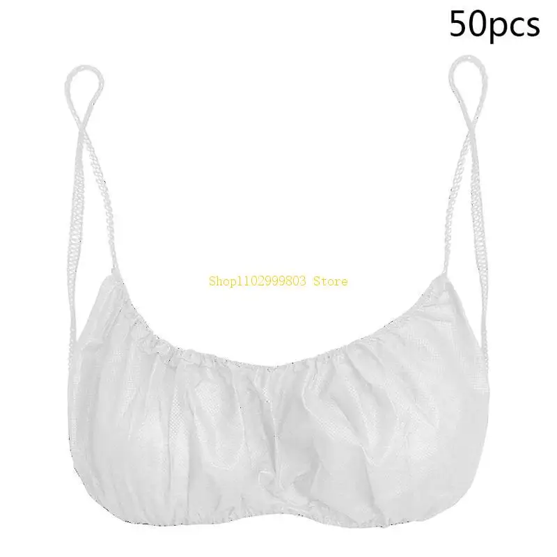 50 قطعة حمالات الصدر النسائية القابل للتصرف حزام مطاط سبا الملابس الداخلية غير المنسوجة حمالات الصدر J0MF