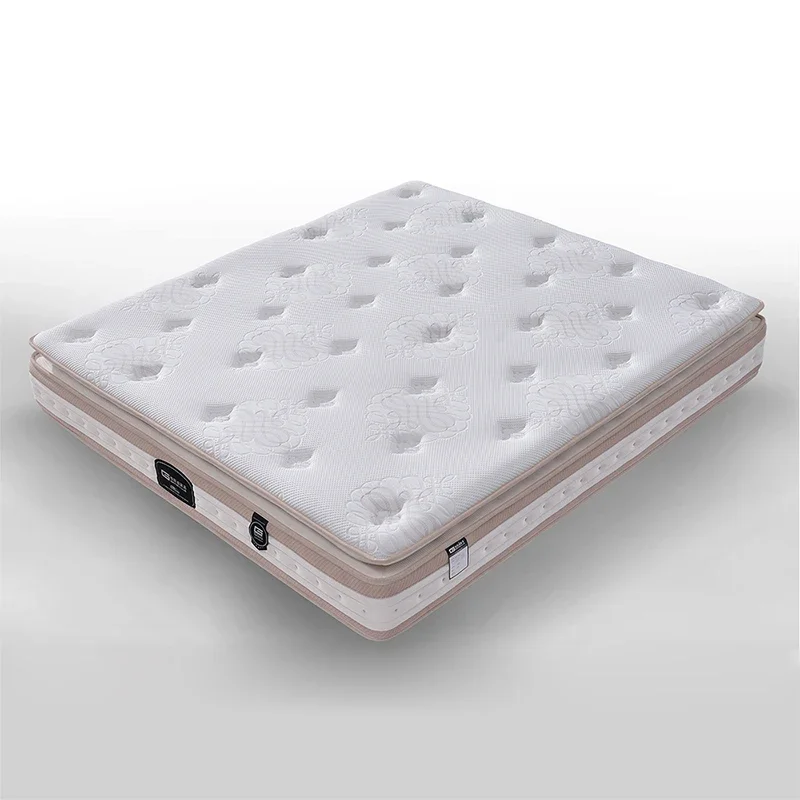 Deluxe Style Quality Luxury Pillow Top Firm King Memory Foam Mattress Home Furniture Home Hotel Hospital Vaccum Compressed