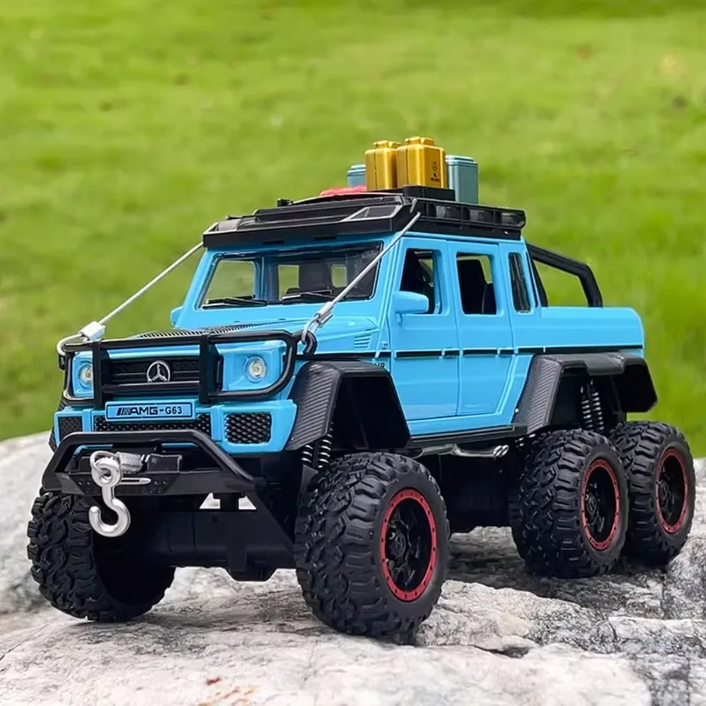 

1:24 G63 GLE350 Модель автомобиля Игрушечный сплав Литой под давлением Открытые двери Звук Световые модели Транспортные средства Игрушки для мальчиков Подарки на день рождения