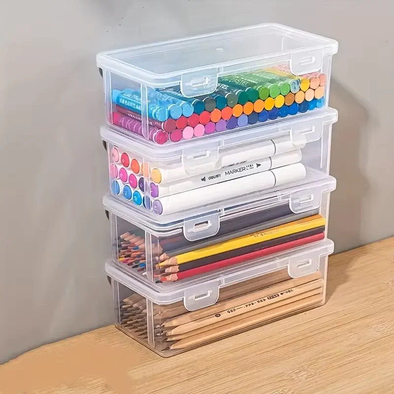 4 large transparent PP storage - Stationery And Office Supply Stores review and price