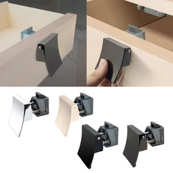 Convenient Adjustable Square Shape Handle Door Push Button Lock Hardware Suitable for Cabinet Campers Car Caravans Boats