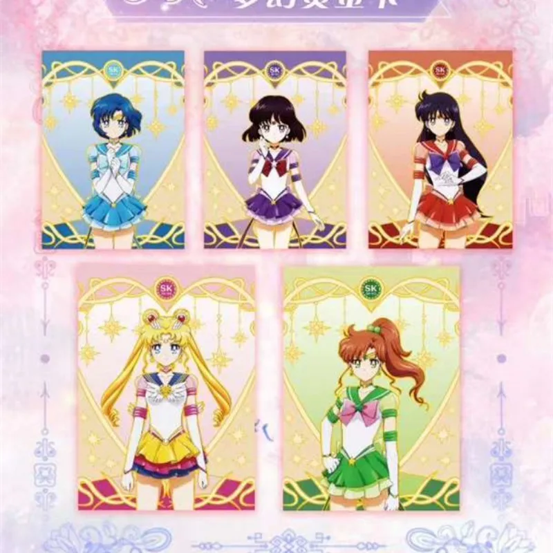 One Card Original Sailor Moon Collection Cards Anime Beautiful Girl Characters Rare Constellation Collection Cards Children Gift